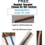Beaded Bracelet class for 60+ seniors