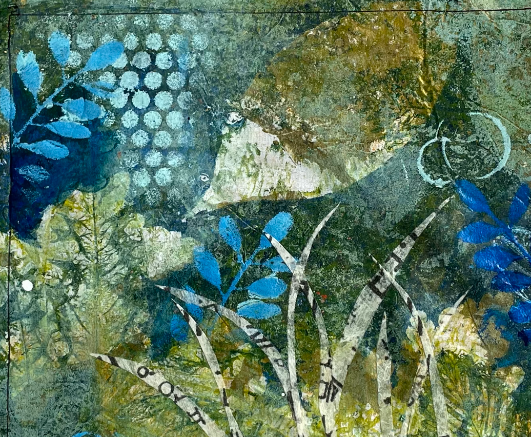 Gel Plate Printing and Collage