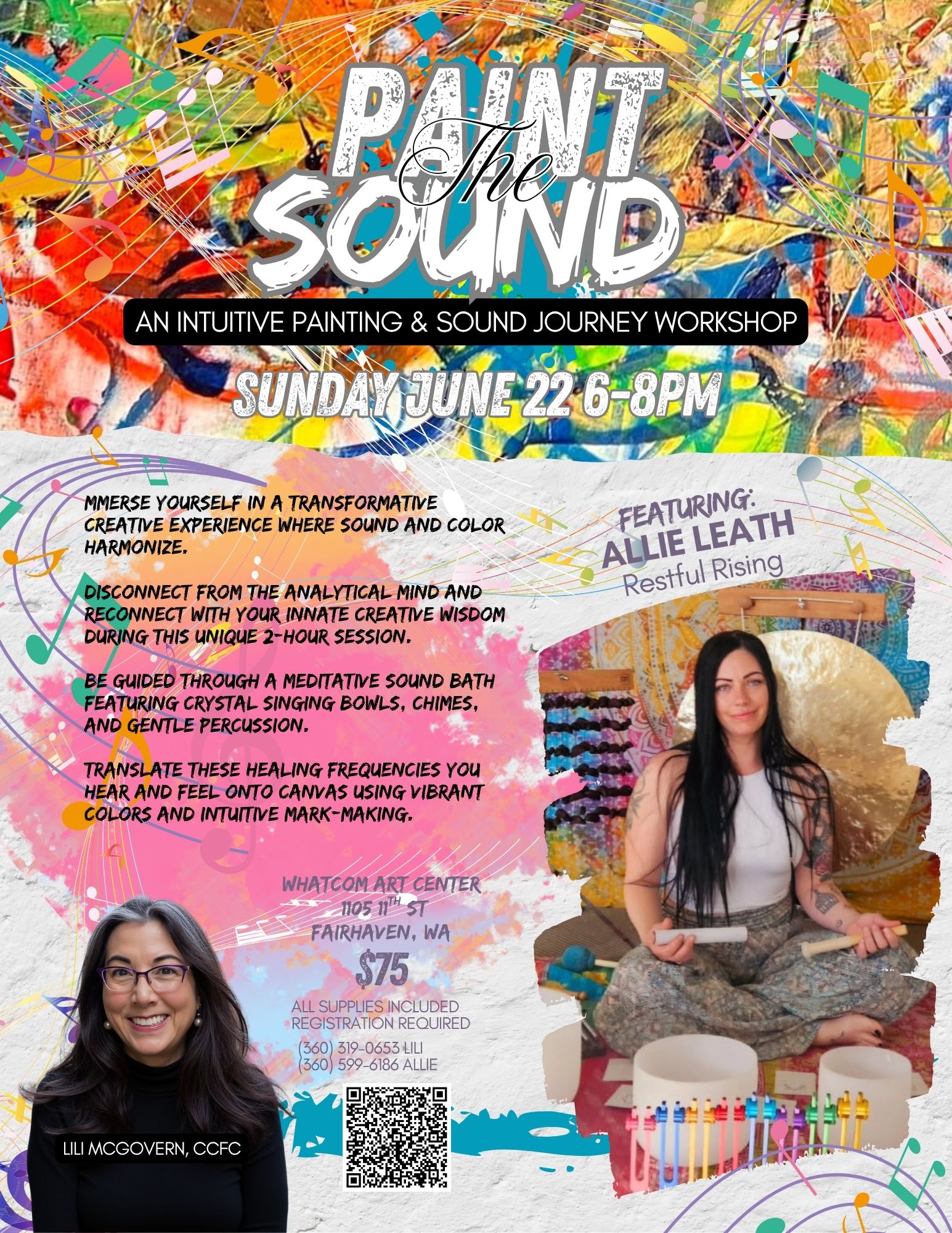 Paint The Sound: An Intuitive Painting & Sound Journey Workshop