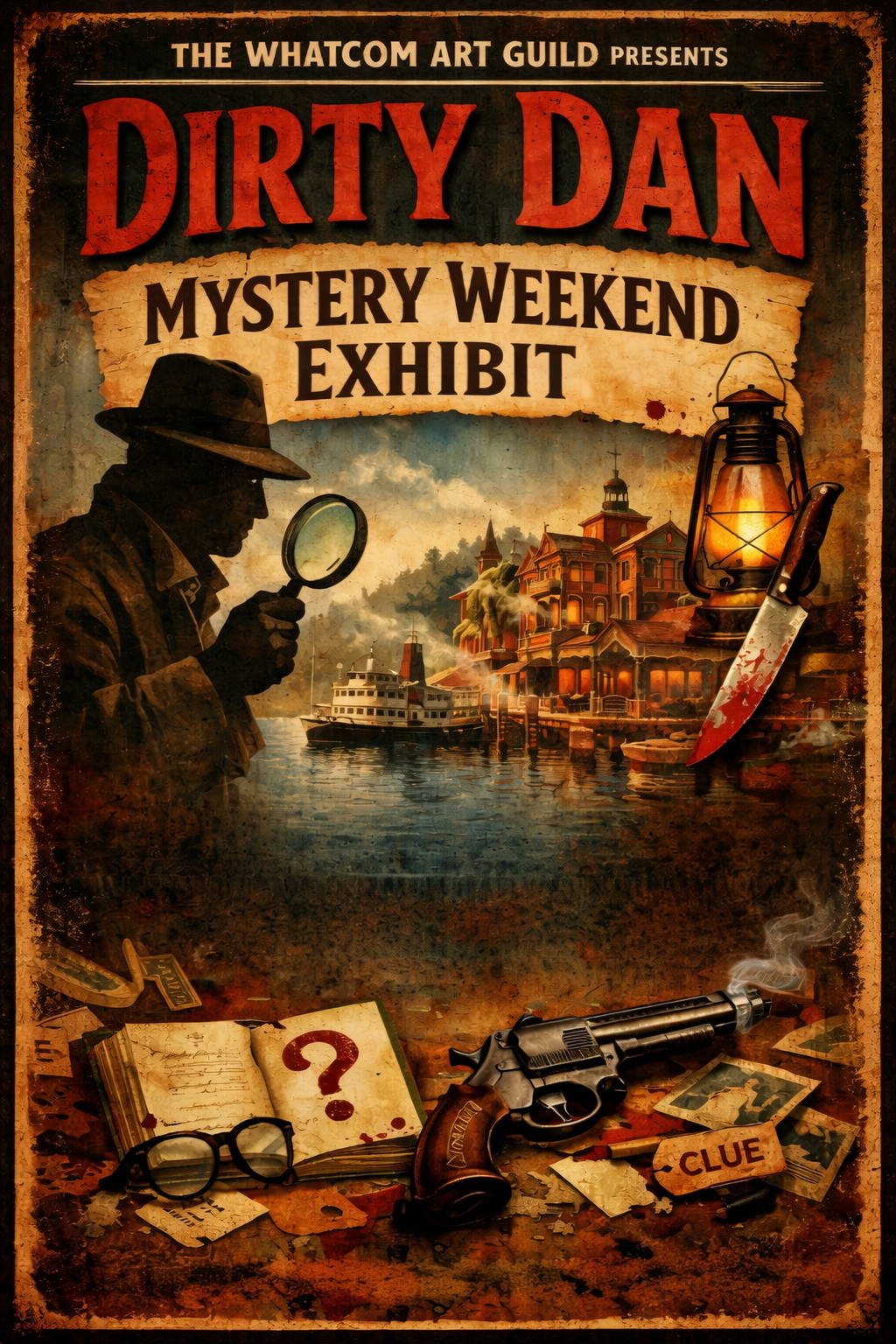 Dirty Dan Mystery Weekend Art Exhibit