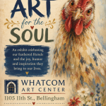 Setup for Chicken Festival Art Show