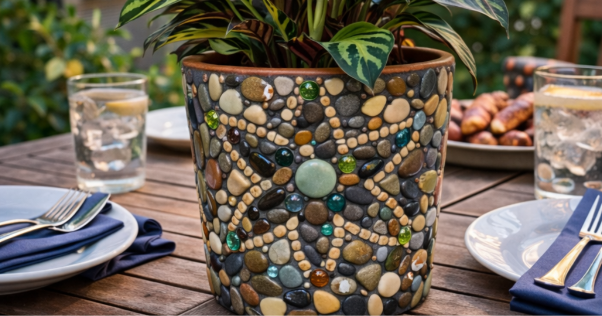 Mosaic Planter Pot Workshop (Session 1 of 2)