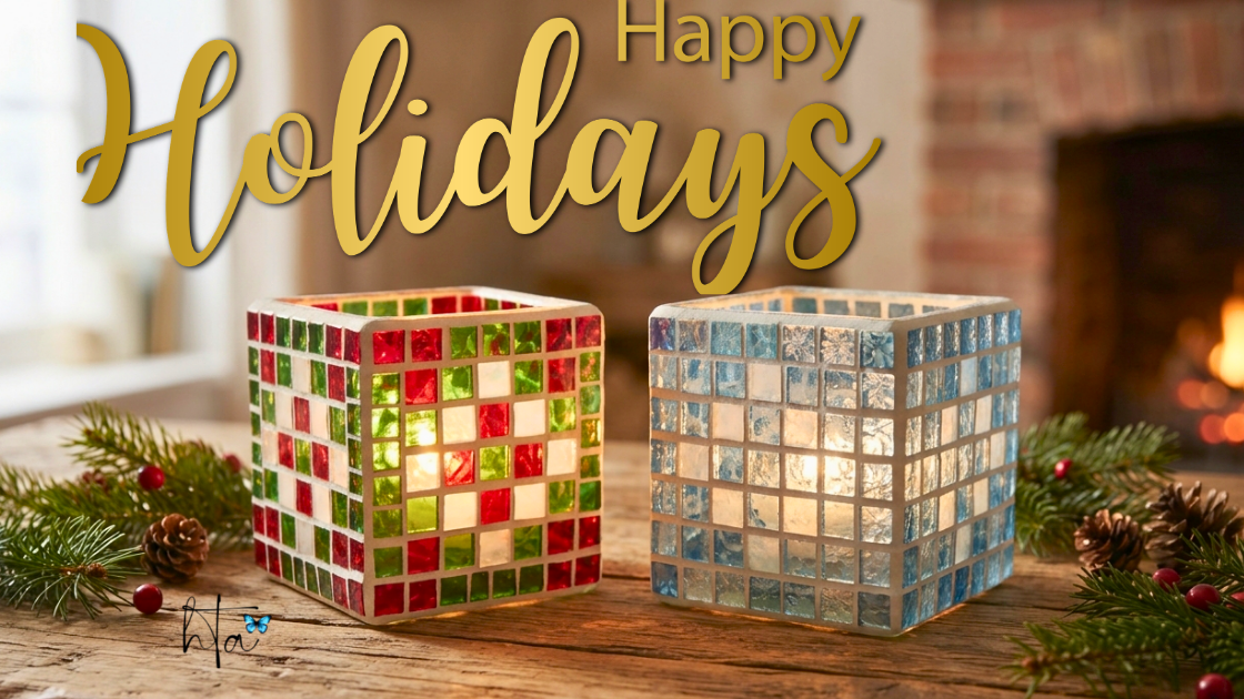 RETURN TO THE LIGHT — Holiday Edition: Glass Mosaic Candle Holder Workshop